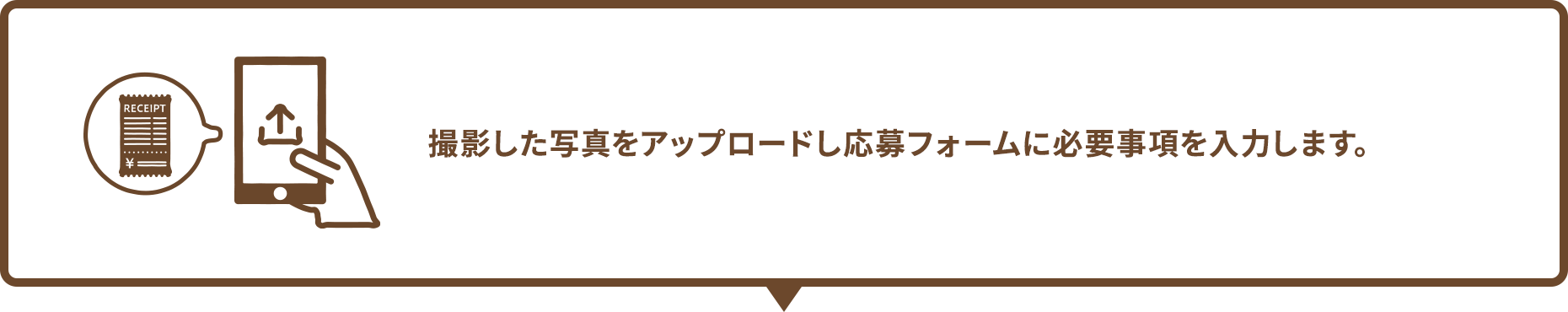撮影した写真をアップロードし応募フォームに必要事項を入力します。